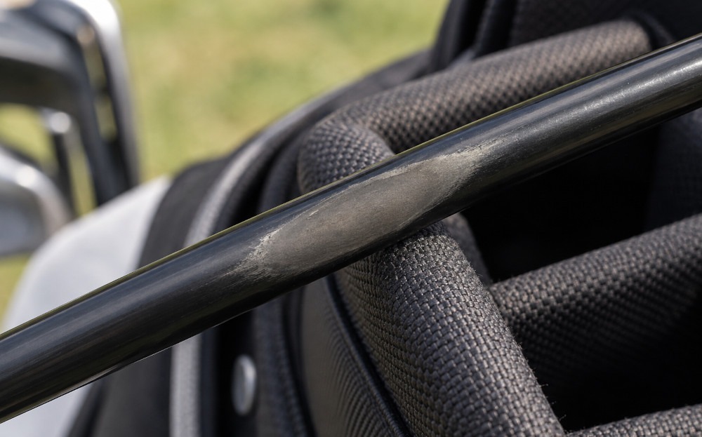 Dommages causés par le sac de golf aux shafts en graphite